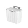 Good-1 Piece Kitchen Trash Can Large Capacity Garbage Cans With Lid Hanging Trash Bin For Bathroom Cabinet 7L