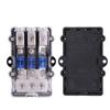 Universal 60A Car Auto Vehicle Stereo Audio Power Fuse Box Holder Block 1 In 3 Ways Out