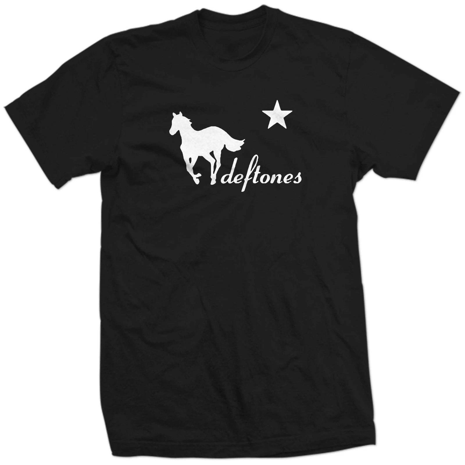

Deftones White Pony Logo T-Shirt – Diamond Eyes Chino Moreno Alt Metal Band Tee 3XL