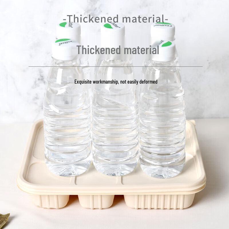 Biodegradable 4-Compartment Lunch Boxes with Lids