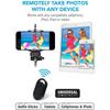 Wireless Remote Shutter Release Phone Tripod Stand Bluetooth-compatible Selfie Stick Remote Control Shutter Camera Controller 5
