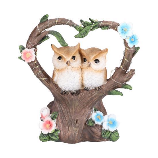 

Садовый солнечный ночник в форме сердца, имитация пары животных, орнамент для балкона, двора, наружное украшениеJX1009