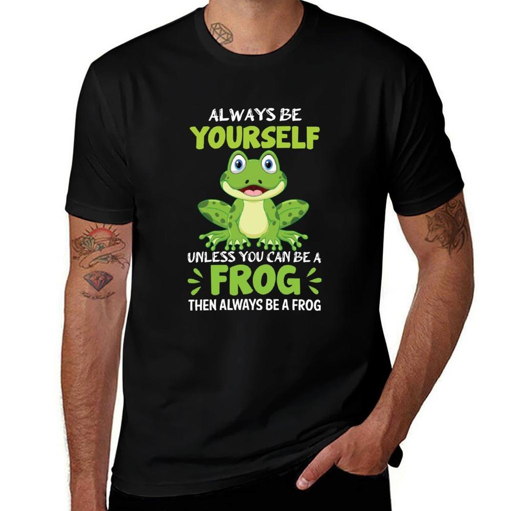 Funny Frog Tshirt Breathable Lightweight Summer Top