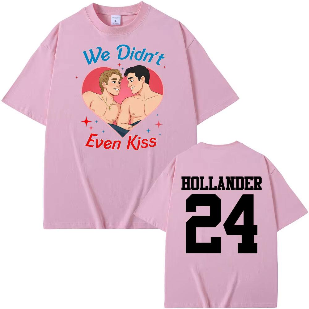 Heated Rivalry We Didnt Even Kiss Heart Tshirt Men Women Harajuku Retro Oversized Summer Shirt High Quality Hoodie Tshirts