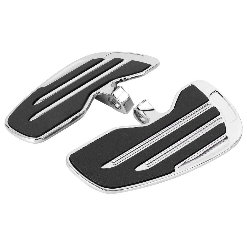 Aluminum Front   Floorboards Foot Pegs Footboard Fit for Indian   Sixty Bobber 20152021(Matte Black Glossy Black )