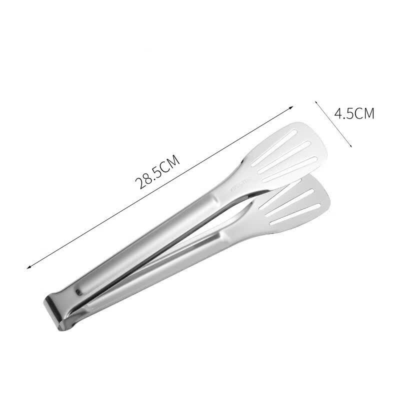 Abdo 12-inch Stainless Steel Food Tongs (4-Pack)