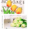 10PCS Artificial Flowers Tulip Bouquet PE Fake Flowers Wedding Garden Decoration Outdoor Home Garden Bouquet Vase Decor Plant