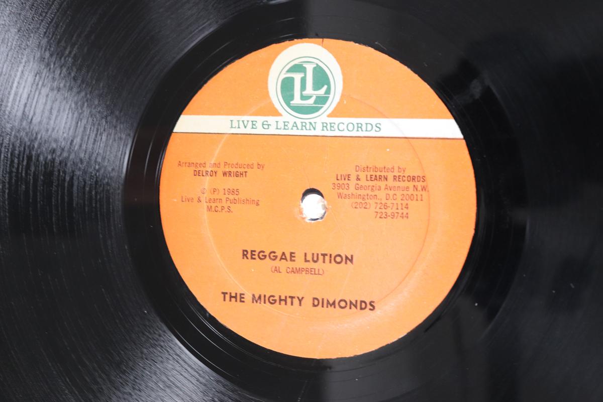 

12inch Record MIGHTY DIAMONDS Reggae Lution Struggling LLD004 Live Learn 1985 US Reggae Ska Dub Used