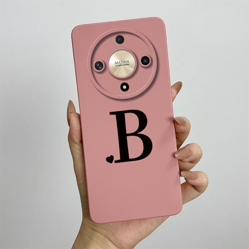 For Honor Magic5 Lite Case Magic 6 Lite Cute Couple Letters Cover Soft TPU Phone Case For Honor Magic6 Lite Magic 5 Lite Bumper