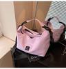 Canvas tote bag casual and simple 2025 spring and summer trend texture shoulder bag travel messenger bag