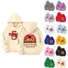 Kinder Kapuzenpullover mit Farbverlaufdruck Langarm Lockeres Sweatshirt Sweatshirt