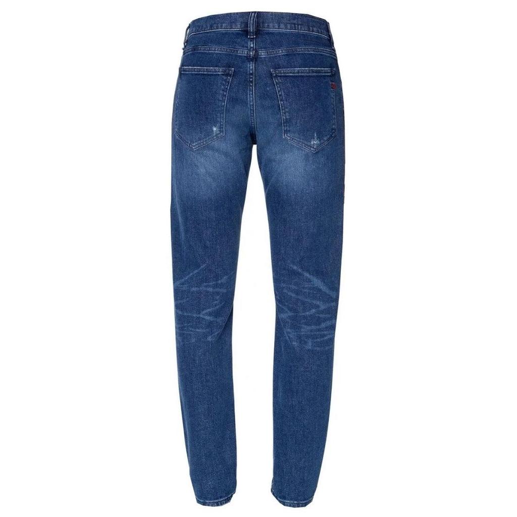 Diesel Mens D-Strukt Denim Distressed Reinforced Jeans