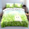 Cat-Themed Pastoral Art Set Soft Comfortable Duvet Cover Bedding Set Included 1*Duvet Cover & 2*Pillowcases Gift