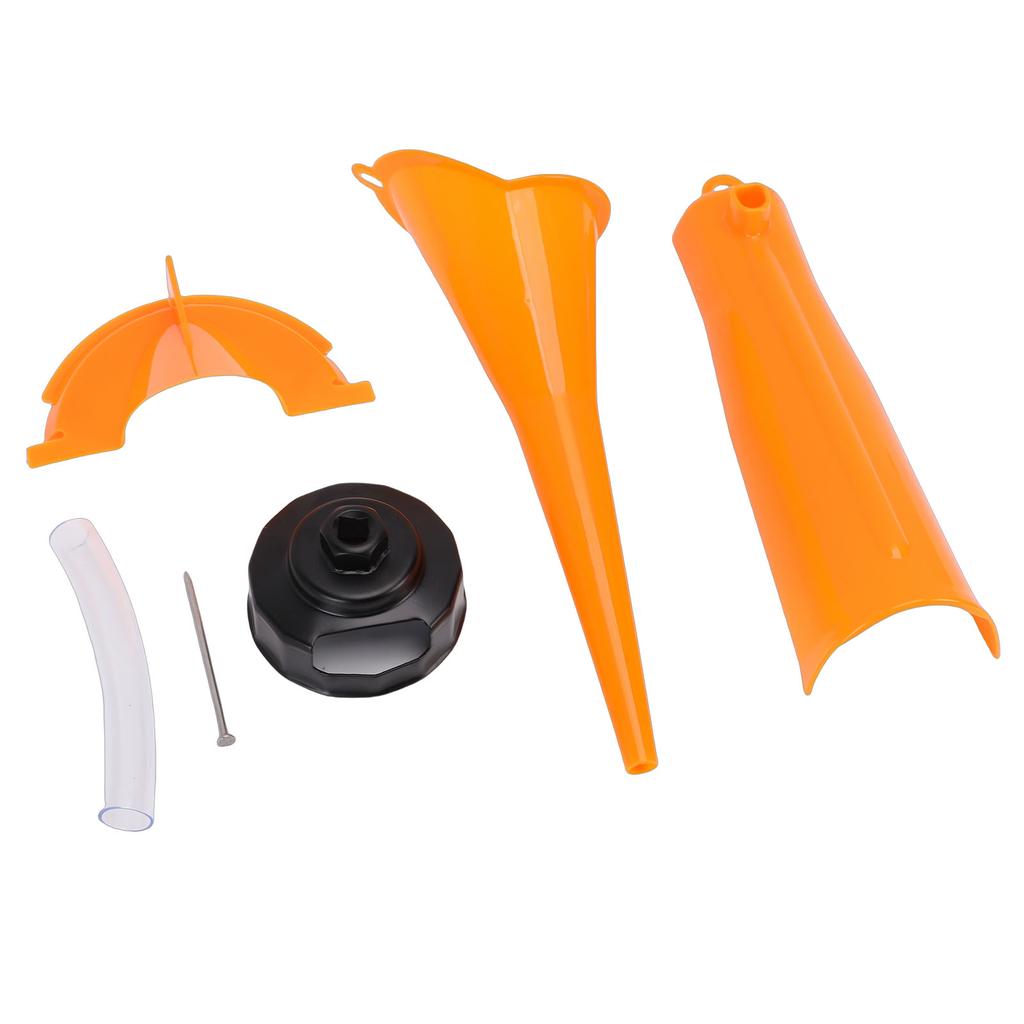 Motorcycle Oil Change Kit Replacement for   Multifunctional Drip Proof Oil Filter Wrench Crankcase Filling Tool Funnel Set