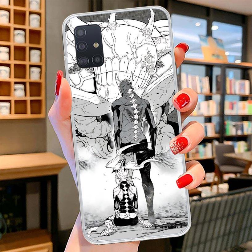 Kaiju No. 8 Anime Cover Phone Case For Samsung Galaxy A12 A22 A32 A52 A72 A02S Phone Case Note 20 Ultra 10 S10 Plus A51 A71 A50S