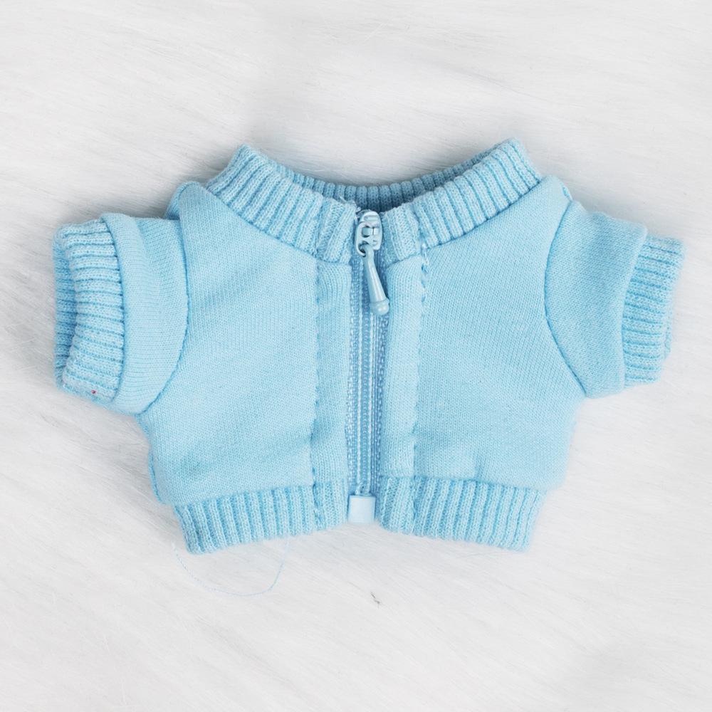 17cm Labubu Macaron Hoodie Puppenkleidung (Ohne Hut, mit Reißverschluss) – Anpassbares Muster