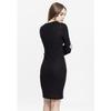 Robe femme - Urban Classics - Robe côtelée - Col rond - Manches longues - Taille XS à XL