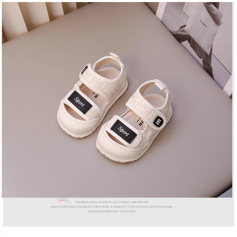 Baby boy bag head sandals summer new baby shoes soft sole non-slip toddler shoes 0-1-3 year old toddler shoes women 4
