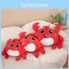 Hairy Cartoon Crab Plush Toy Stuffed Animal Doll Decorations Kids Gift Cute