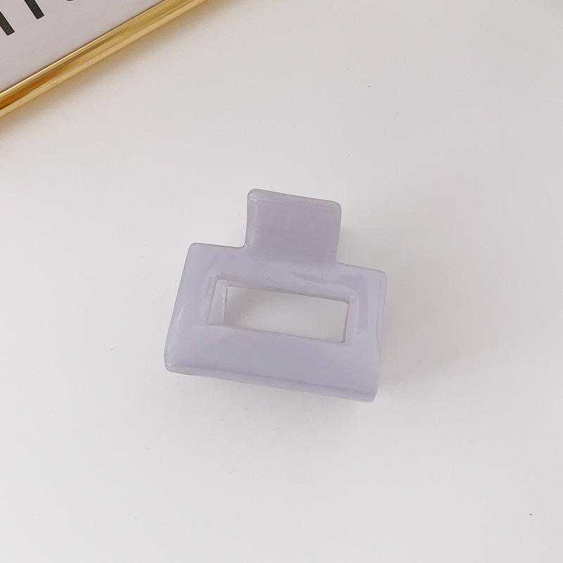 Korean Hair Clips for Women Claw Clip Elegant Candy Colors Square Hollow Crab for Hair Girls Hair Accessories Hair Barrettes New