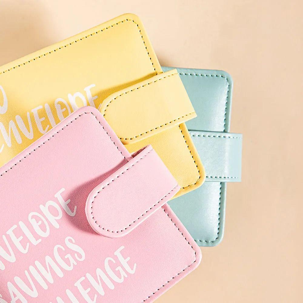 PU Leather Money Saving Challenge Book 30 Envelope Challenge Binder  Money Saving Challenge