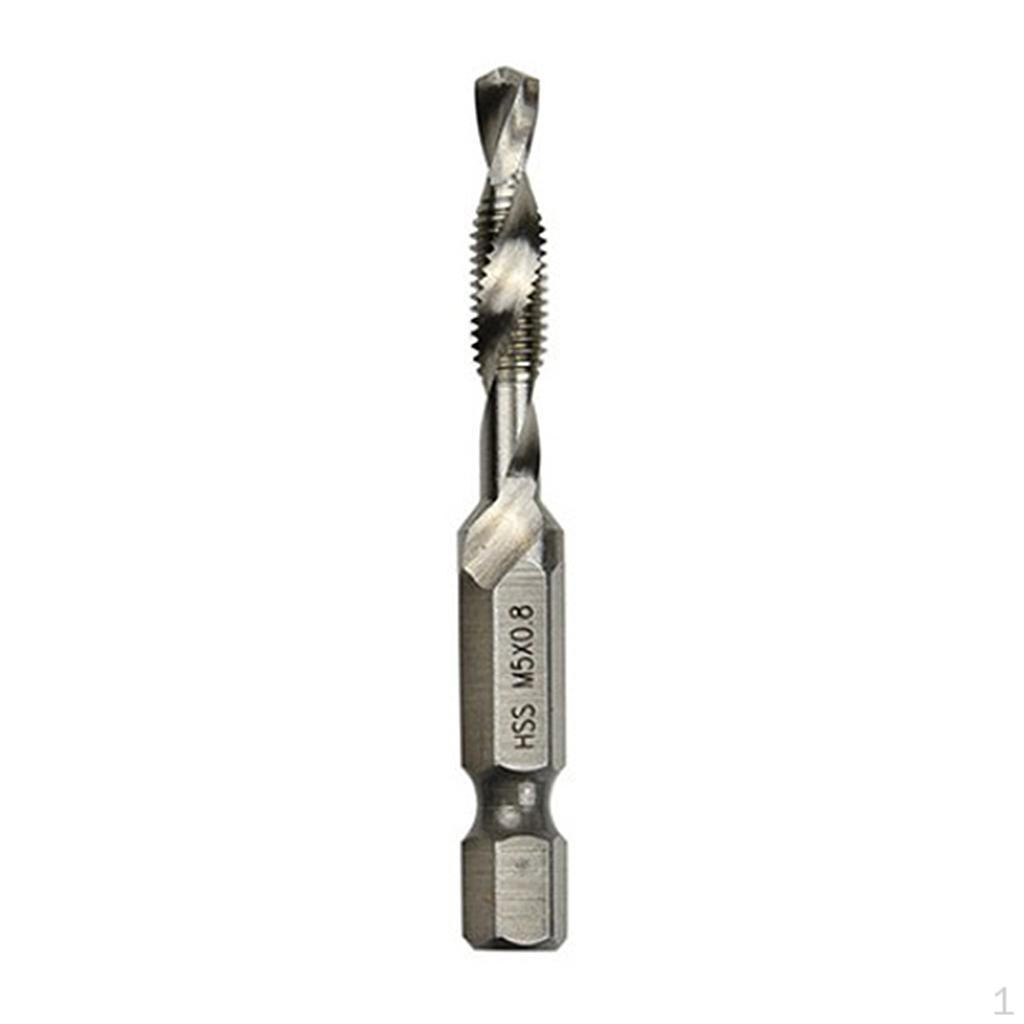 

Drills HSS Metalworking Tools M5x0.8mm Silver