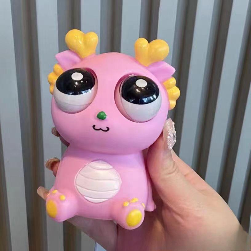 Stress-relieving Toy: Pinching Fun Eye-Popping Dragon Relaxation Toy