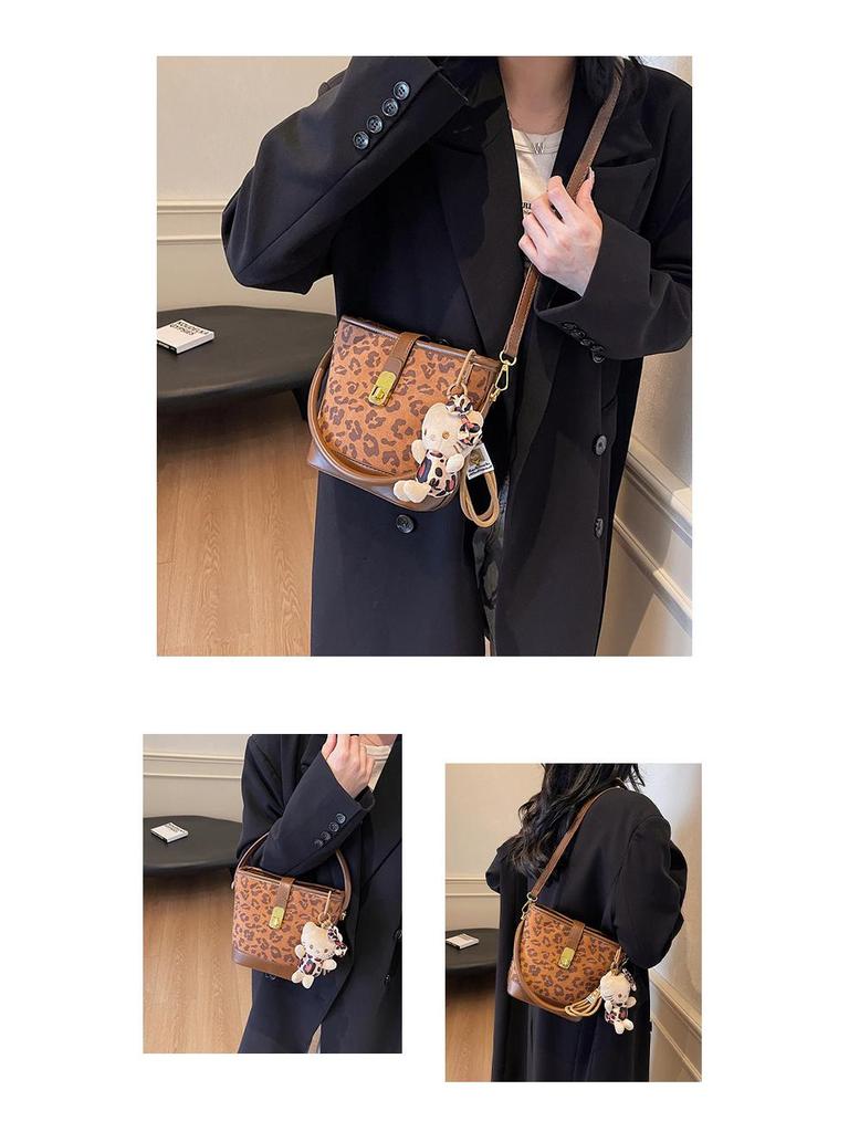 Women's 2025 High-End Commuting Crossbody Handbag - Small, Elegant Bucket Style