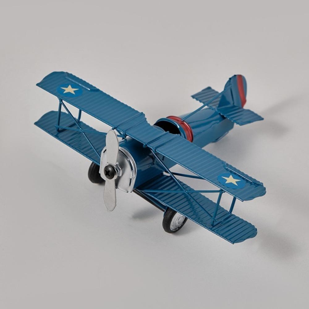 Handicraft Aircraft Ornaments Collection Metal Plane Models Vintage Airplane Model Photo Props