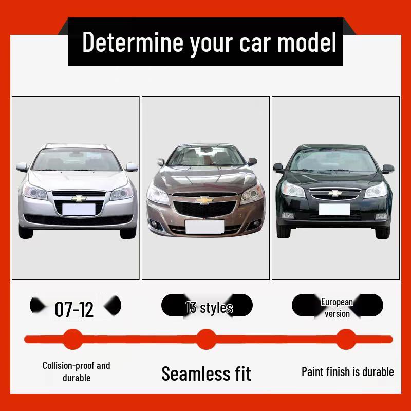 Front and Rear Painted Bumpers & Front Lip for Chevrolet Captiva 2007-2012