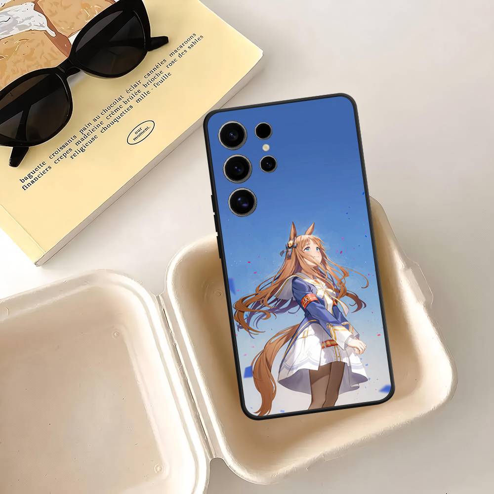 Pretty D-Derby Uma Musume Case For Samsung Galaxy Case S25 S23 S22 S21 S30 S20 S10 Ultra Plus FE TPU Soft Cover