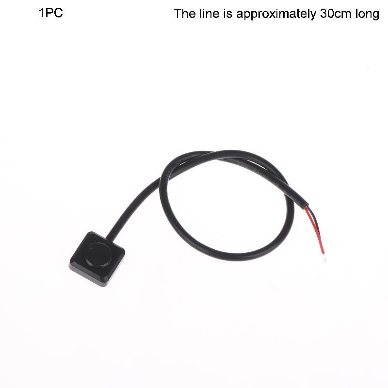 Auto Modifikation Klebeschalter, Mini Momentary Drucktaster, Klebe-DIY Auto Drucktaster, 12V Ein/Aus-Taster