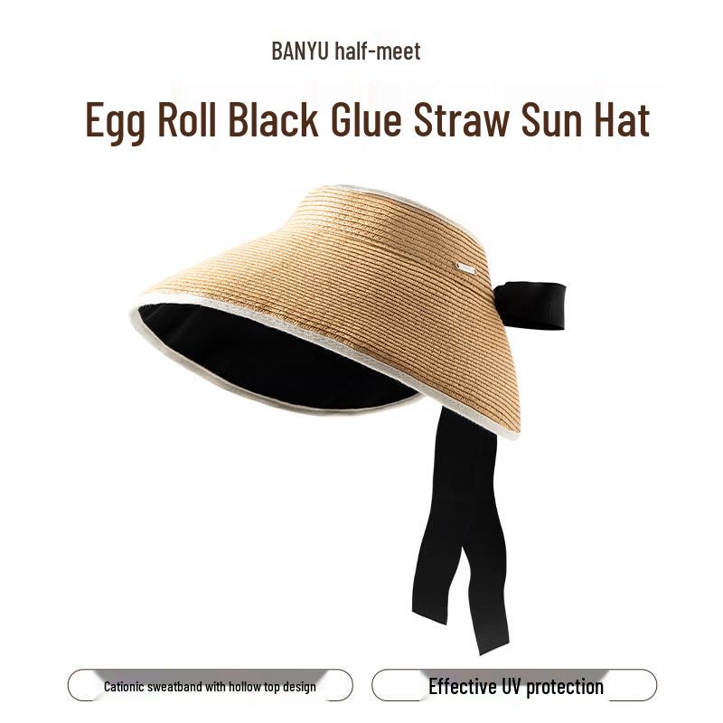Foldable UV Protection Straw Sun Visor