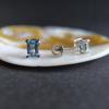 Серебряные серьги с натуральным топазом 2.438ct (2206897)