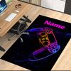 Custom Name Game Controller Printed Carpet, for Office Chair Living Room Bedroom Kitchen Room Decor Gifts.