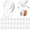 10Pcs Simple Mini Hooks Waterproof Car Living Room Classroom Bathroom Bedroom Sticky Hooks Home No Punch Behind The Door