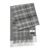 Daks Cashmere TOne On TOne Check Muffler Gray Dbmu9f803g2