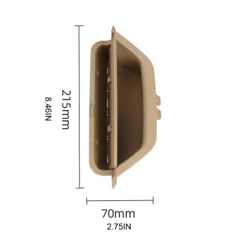 ABS Car Inner Door Handle Replacement Front Left Driver Side Door Handle Trim Suitable for X3 X4 F25 F26