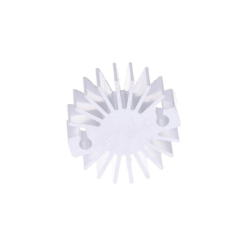 23mmx10mm LED Of Enkele Chip Koellichaam Radiator Aluminium 1W Koellichaam Radiator Voor Huishoudelijke Lamp Radiator Vervangbaar