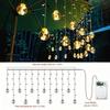 1 PC Wishing Ball Curtain String Light Battery Box Garden Lamp Starry Sky LED Camping Lights New Year Christmas Room Decoration