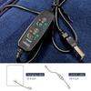 Electric Heated Blanket USB Car Heating Shawl Blanket Foldable Electric Knee Blanket for Road Trip