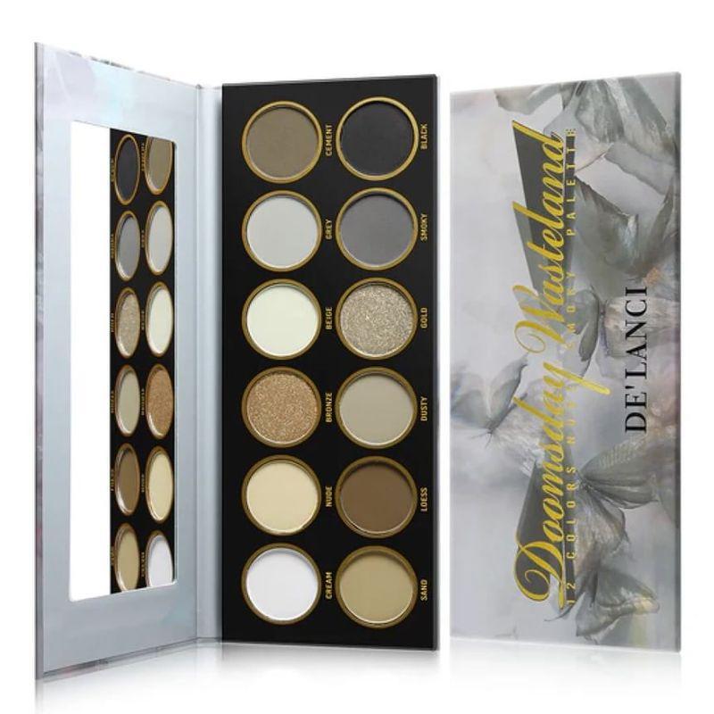 DE'LANCI - 12 Farben Nude Smoky Palette