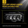 Driving Lights High Brightness Light Outdoor Work Adjustable Angles Dual-color Light High-reflection Concentrator