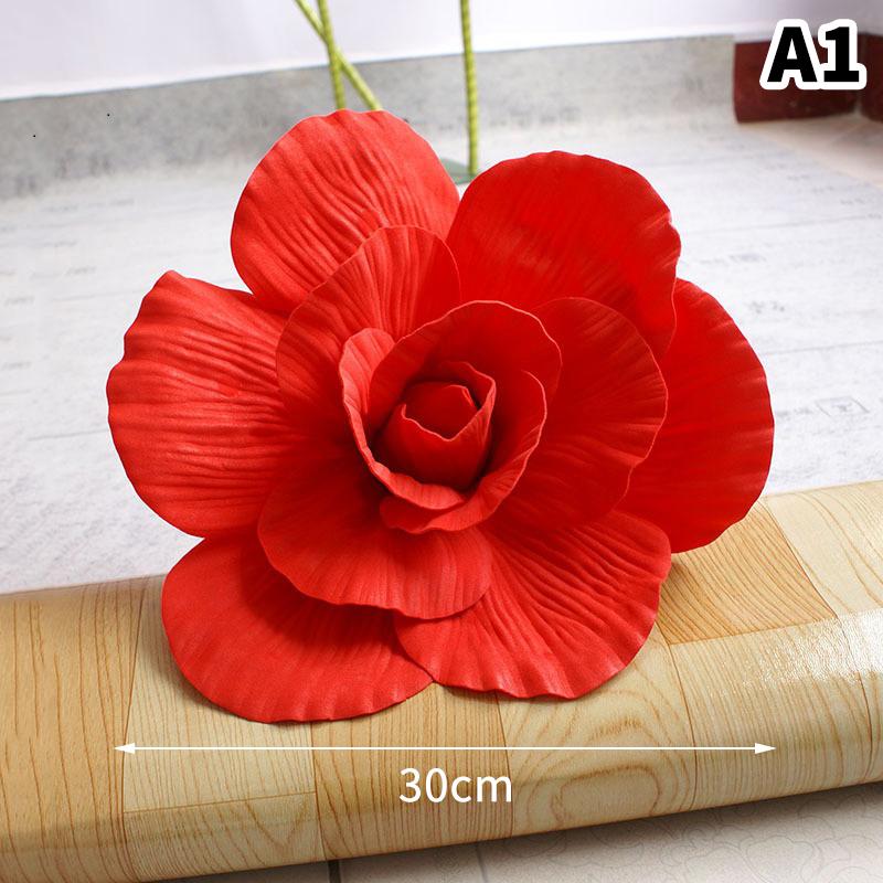 30/40 cm Pianka PE Róże Sztuczne Kwiaty Ślub Ogród Ściana Droga Cytowana Scena Impreza DIY Kwiatowa Ściana Tła Dekoracja