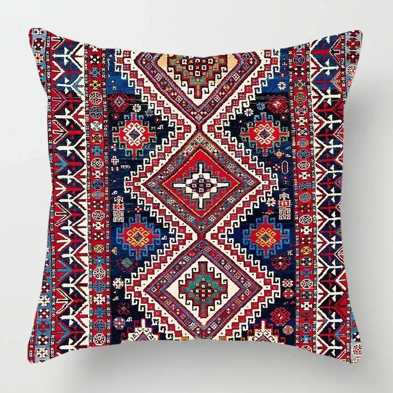 Geometric Home Decor Moroccan Ethnic Bohemian Cushion Cover Office Sofa Pillow Cover Outdoor Camping Hug Pillow Cover