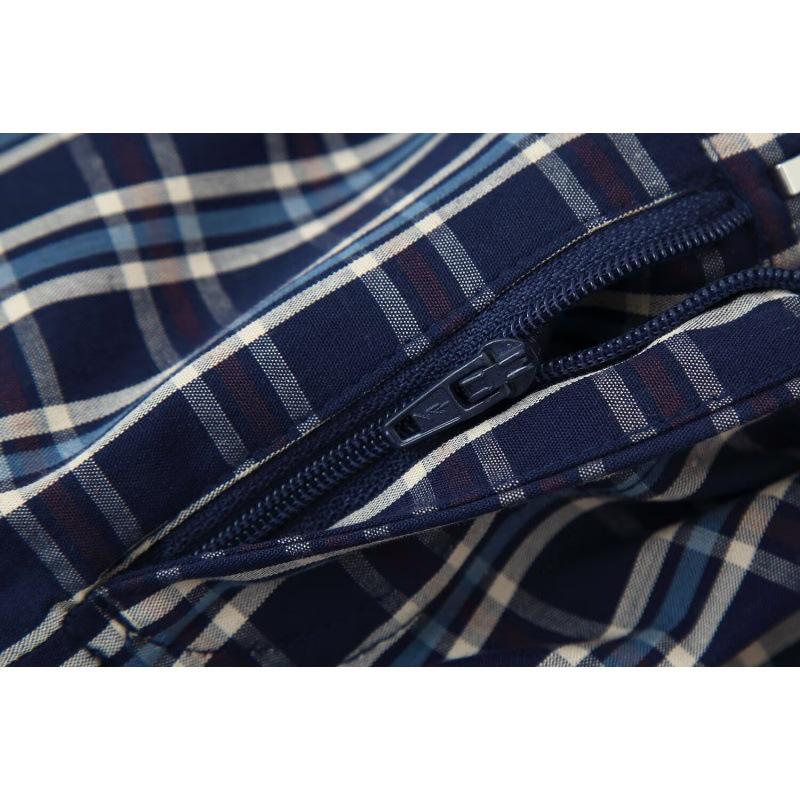 Women's Chic Retro Plaid Anti-Exposure Half Skirt - Summer Versatile Slimming Bud Design