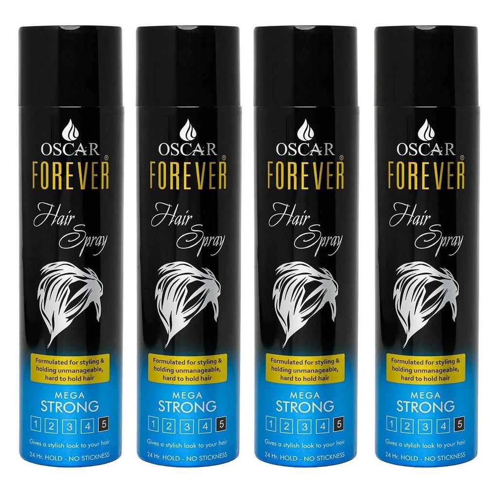 OSCAR FOREVER Hair Spray MEGA STRONG for Men and Women 250 ml Free Shipping