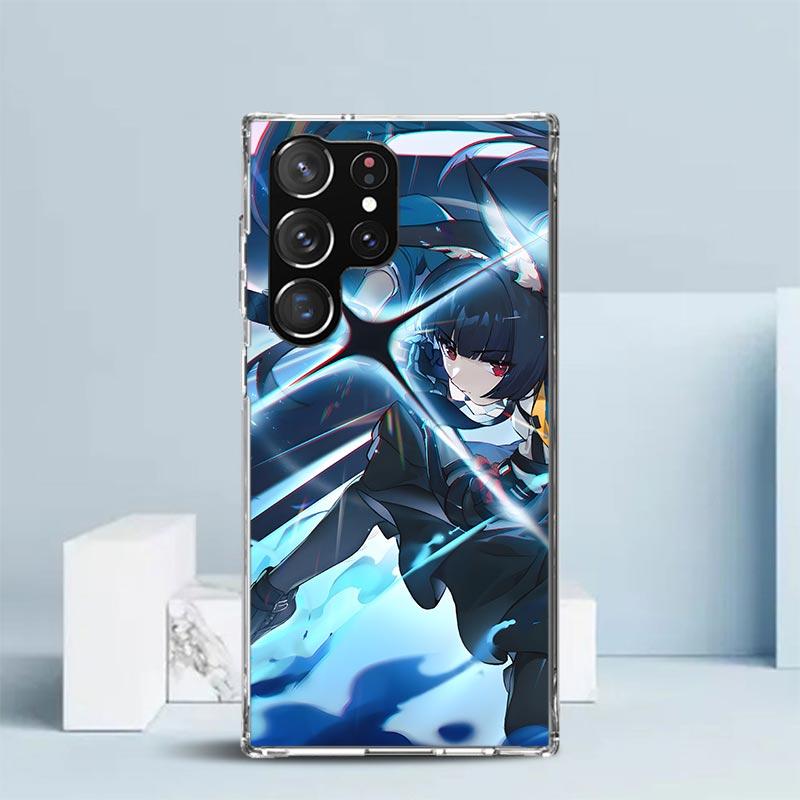 Hoshimi Miyabi Zenless Zone Zero ZZZ Soft Cover for Samsung Galaxy S25 Edge S26 S24 S23 Ultra Phone Case S22 S21 Plus S20 FE Pri