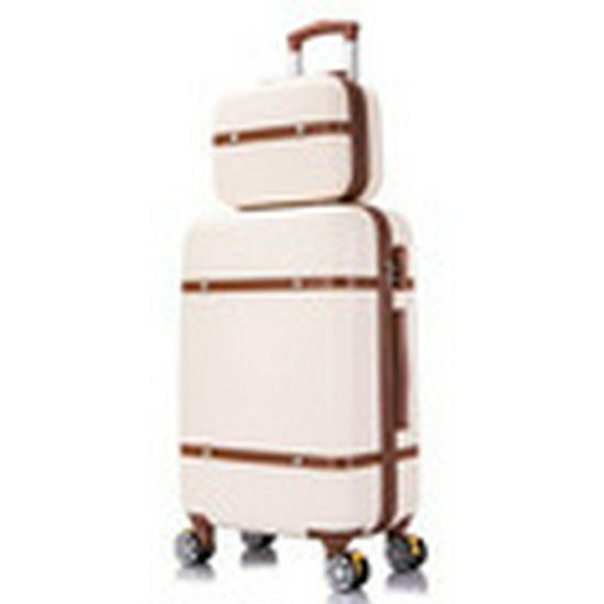 Retro Large Capacity Suitcase with Universal Wheels, Trolley Cabin Luggage for Men and Women