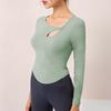 Women's Long Sleeve Padded Yoga & Fitness Top